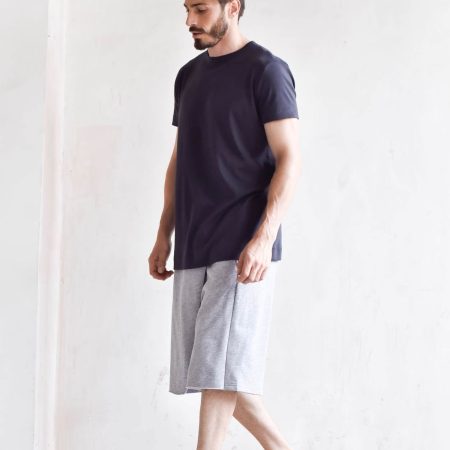 Men’s Light Grey Streetwear Shorts with Relaxed Fit